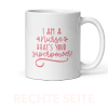 Vorschau der rechten Seite der personalisierten Krankenschwester Tasse – personalisierte Illustration vom Foto