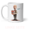 Linke Seite der Tasse des Professors – personalisierter Name