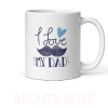 Vorschau auf die rechte Seite der Papa-Tasse - Ich liebe mein Papa-Zitat