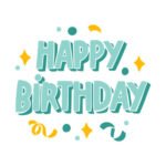 Happy Birthday - Design 1 - Spruch