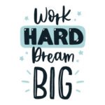 Bodybuilder Tasse Spruch - Work Hard Dream Big