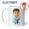 Zahnarzt-Tasse personalisiert nach Ihrem Foto